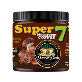 Super 7 Mushroom Coffe Level-2 Mockup